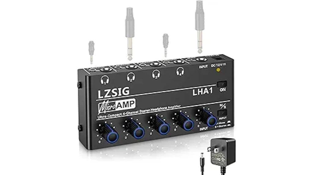 four channel stereo amplifier