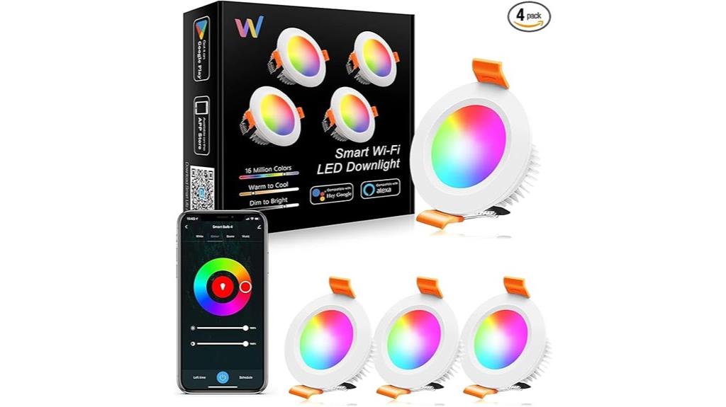 four inch led downlights