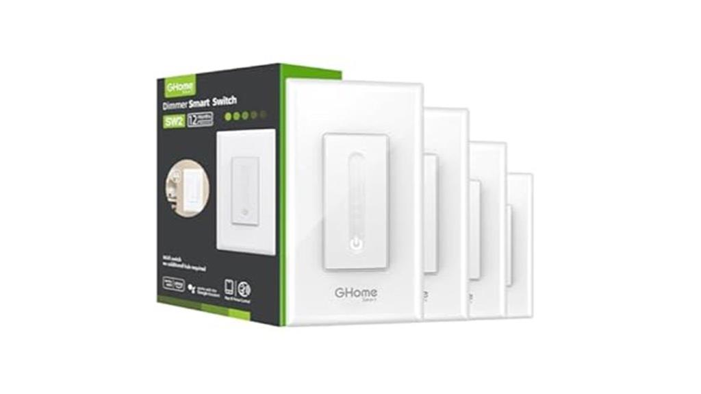 four pack smart dimmer switches