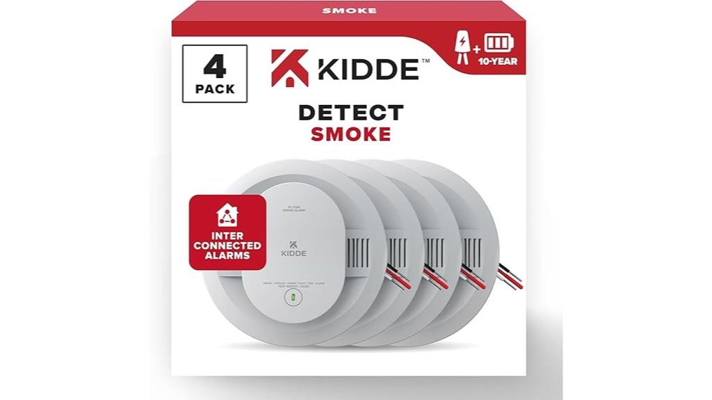 four pack smoke detectors