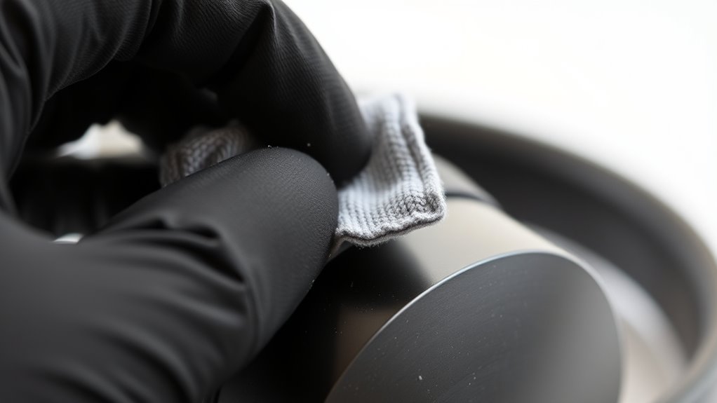 gentle cleaning preserves device longevity