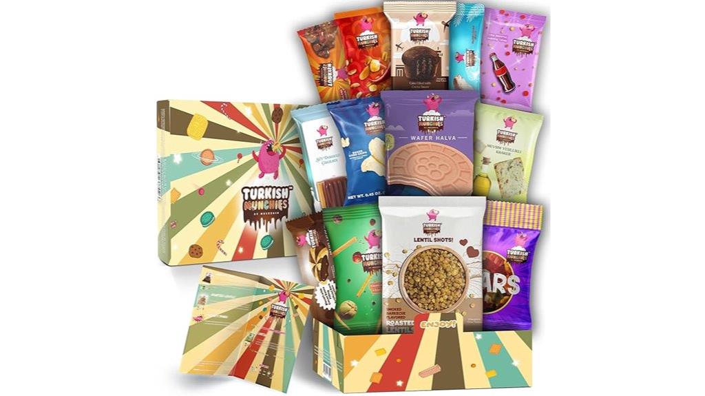 global exotic snack assortment