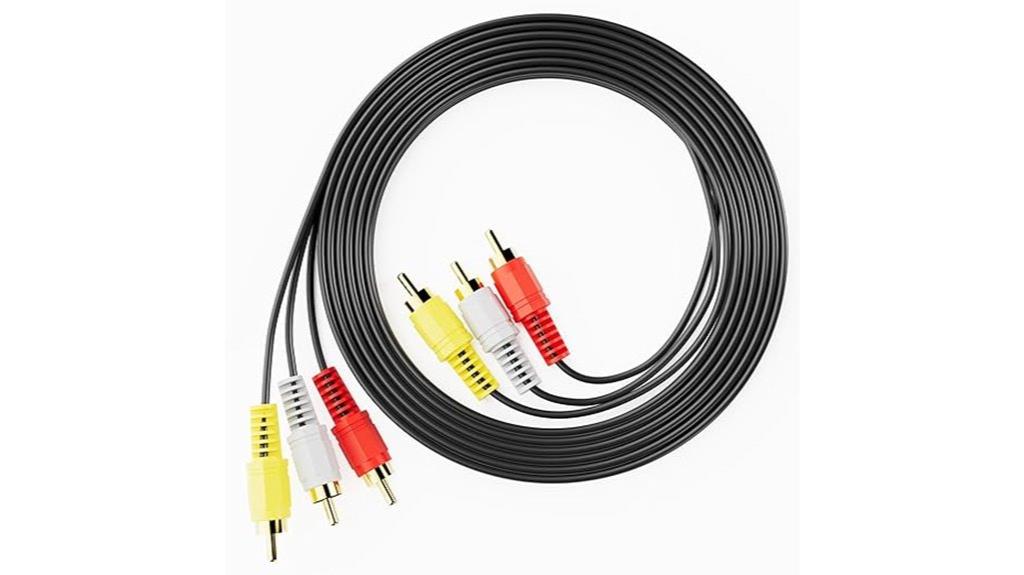 gold plated rca cables