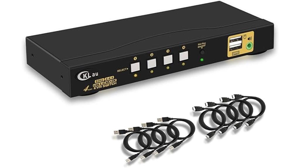 hdmi kvm switch with cables
