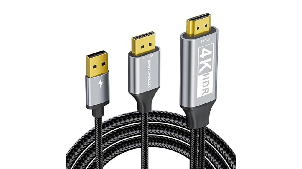 hdmi to displayport cable