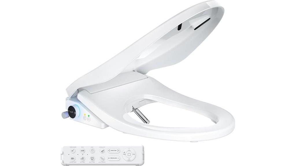 heated remote bidet