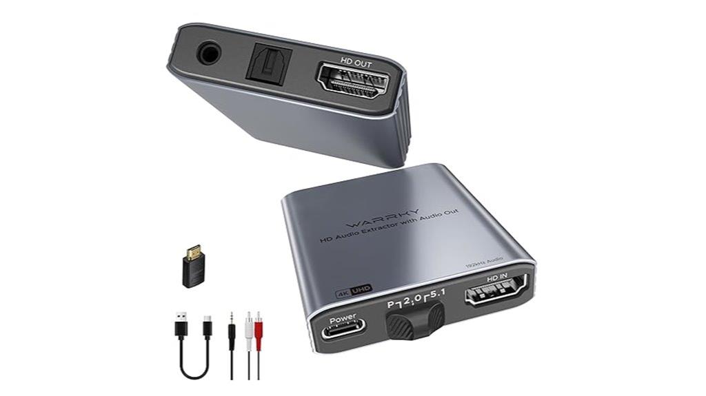 high definition hdmi audio extractor