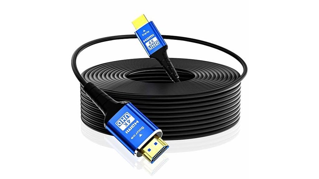 high speed 4k fiber optic