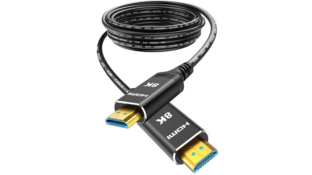 high speed fiber optic hdmi cable