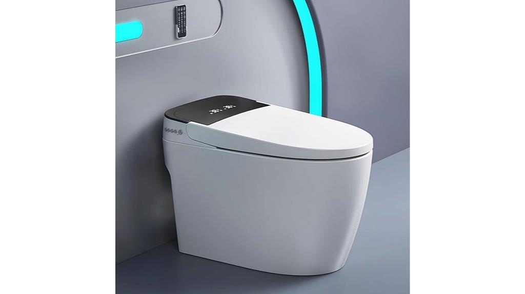 high tech bathroom toilet