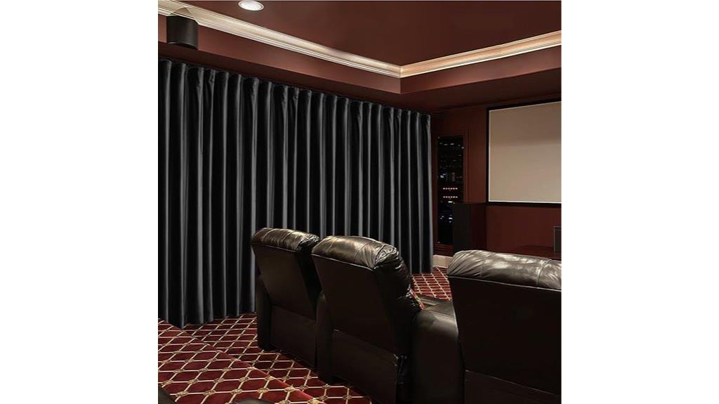 home theater blackout curtains