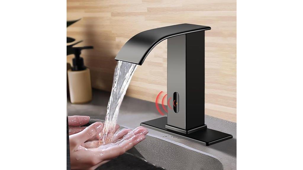 infrared touchless sink faucet
