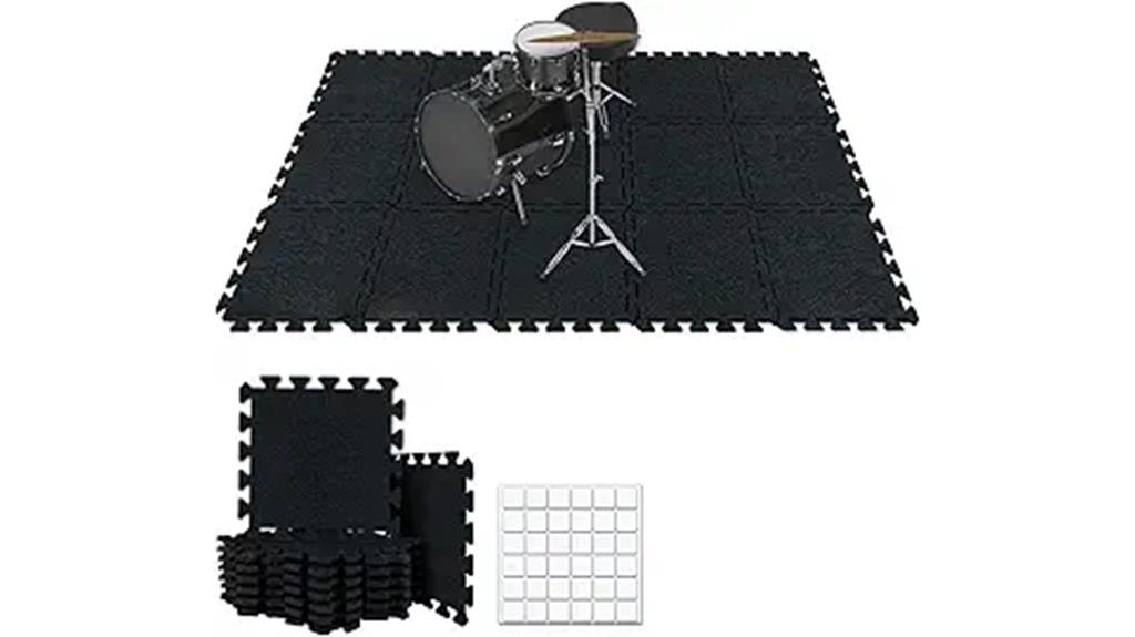 interlocking floor soundproof mats