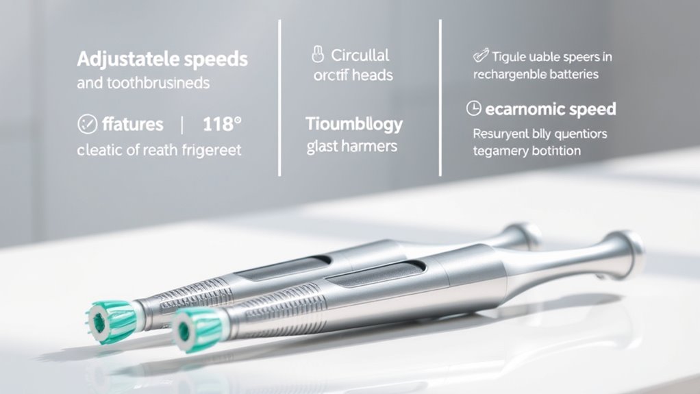 key electric toothbrush features