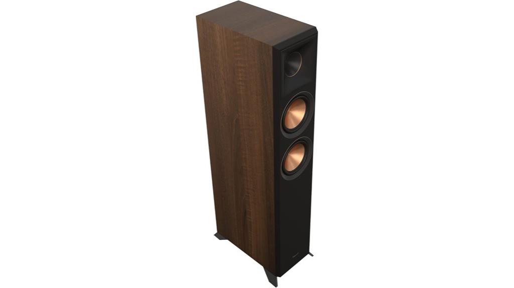 klipsch walnut floorstanding speaker