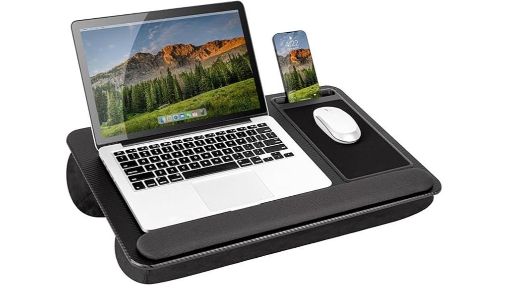 lap desk with accessories
