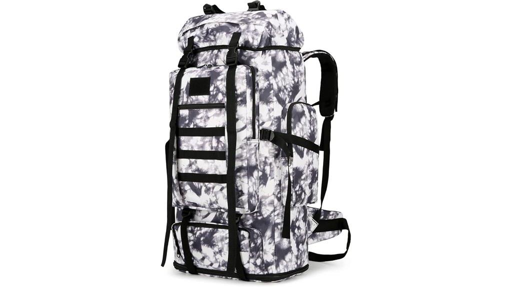 large capacity camping rucksack