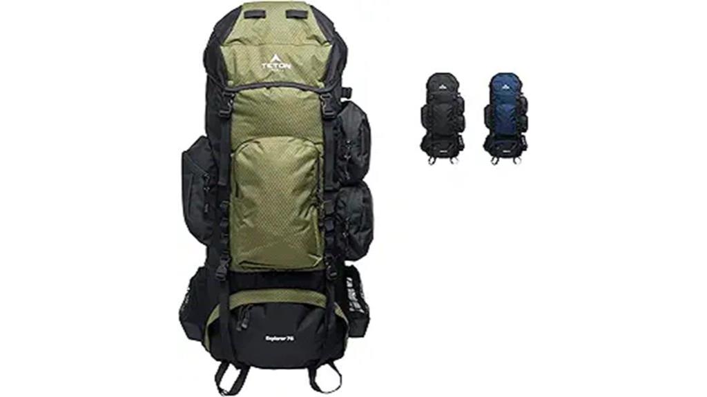 large hiking camping backpack
