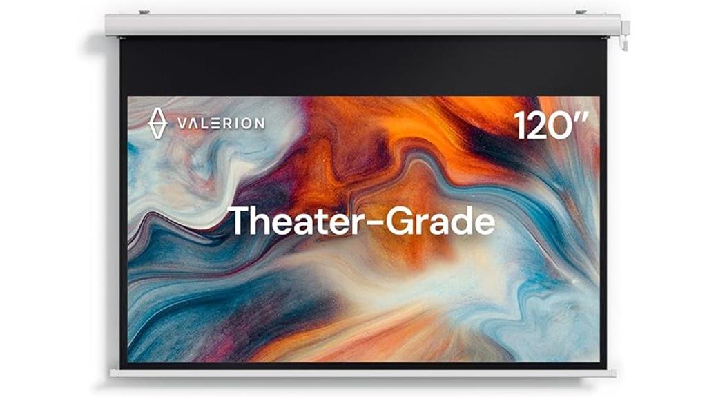 large outdoor motorized screen