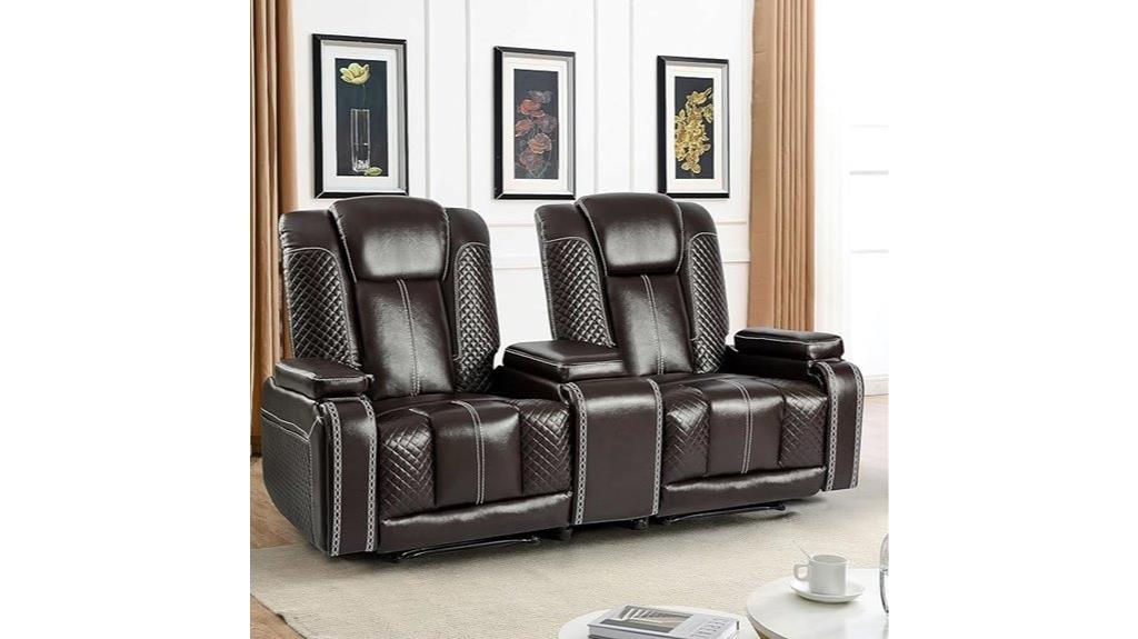leather recliner theater seating