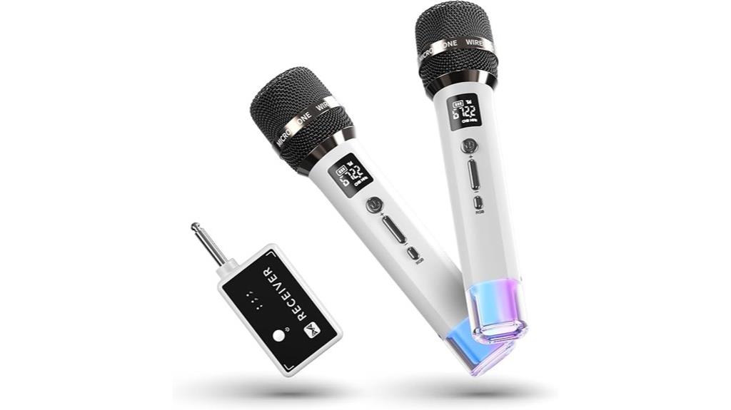 led lit wireless mic