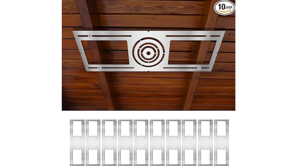 led recessed mounting plate