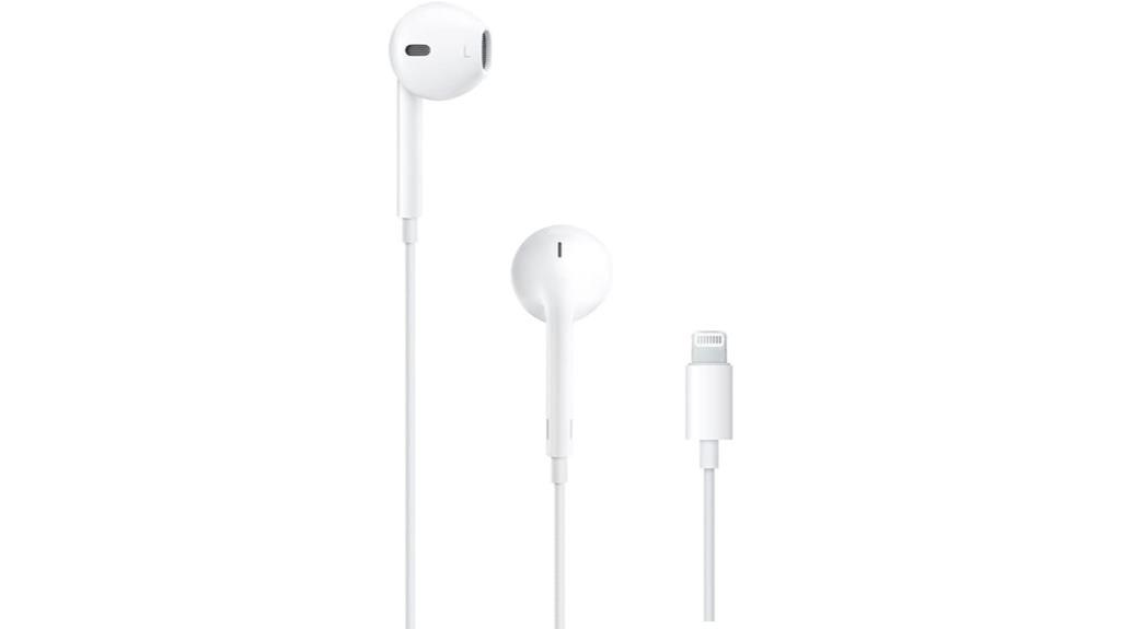 lightning connected wired earbuds
