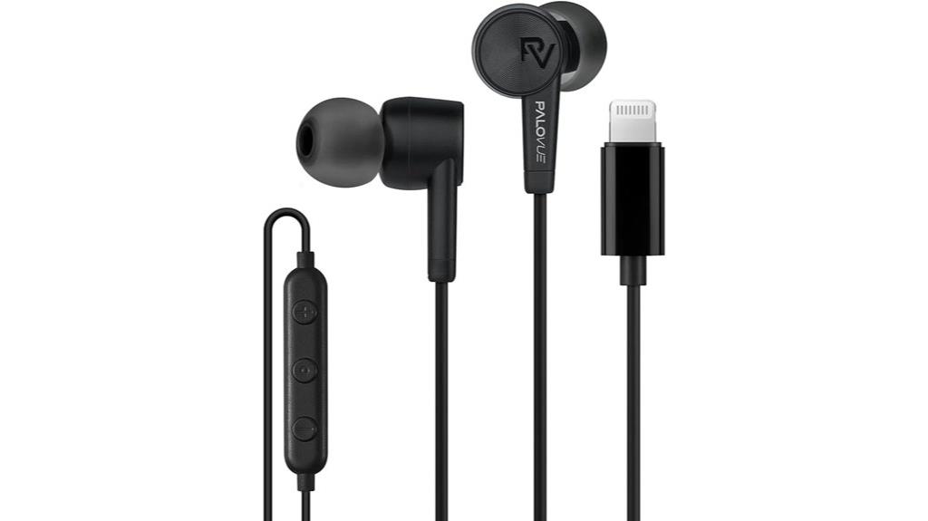lightning earbuds with mic