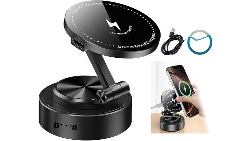 magnetic wireless phone mount