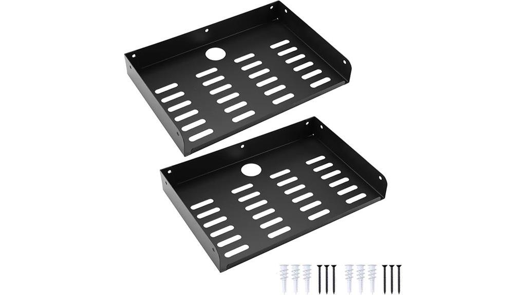metal shelf 12x8 2 pack