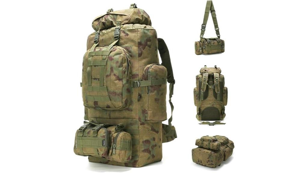military molle hiking backpack