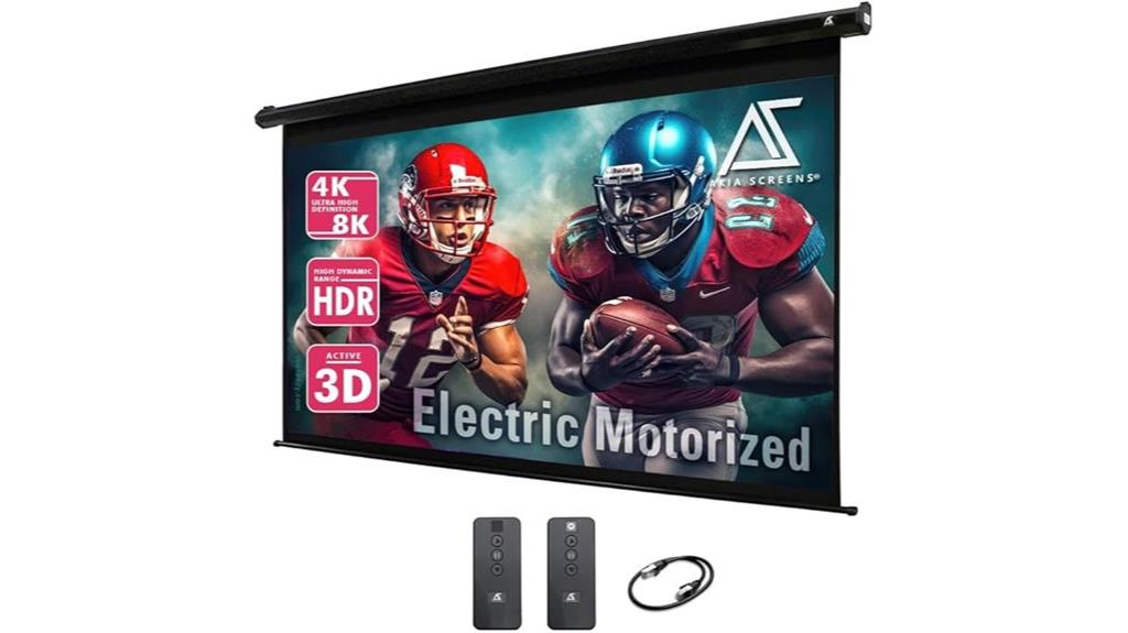 motorized projector screen model