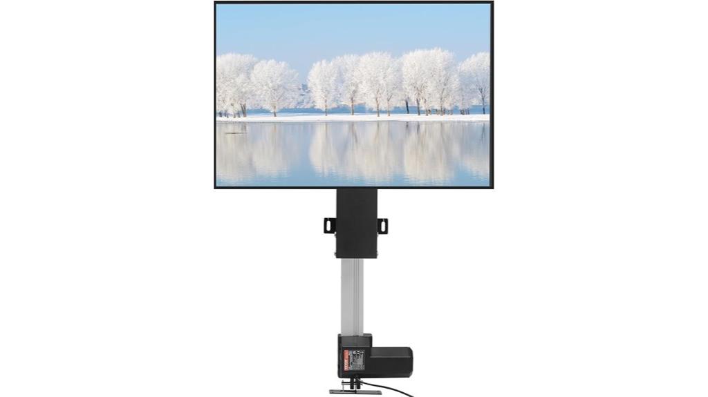 motorized tv lift stand