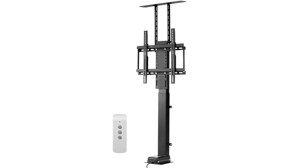 motorized tv lift stand