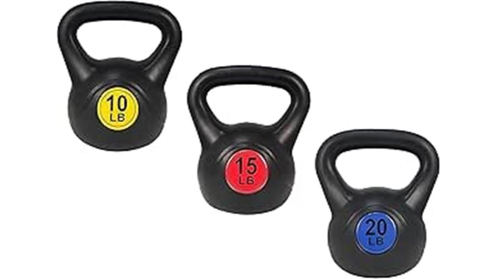 multi piece kettlebell set