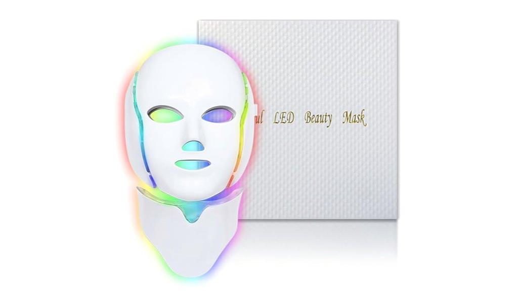 multicolor led facial mask