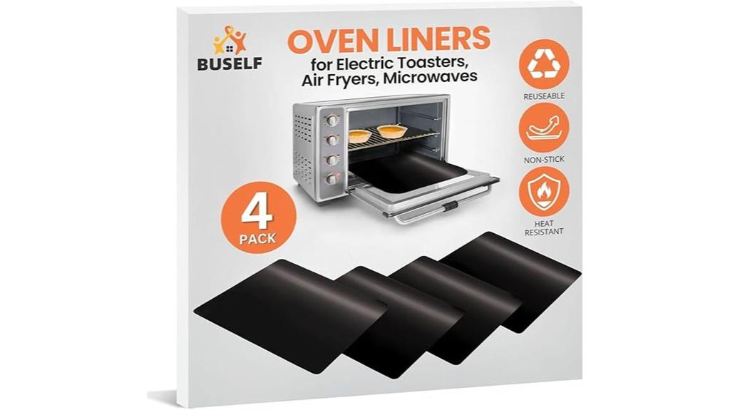 nonstick heat resistant liners