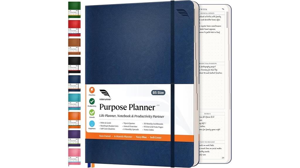 notebook for planning runners