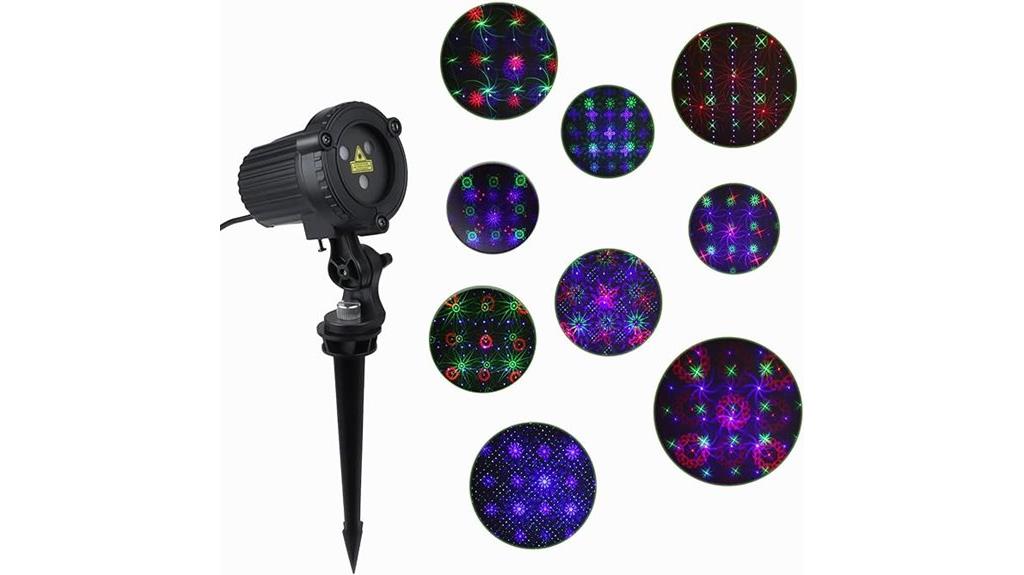 outdoor laser christmas projector
