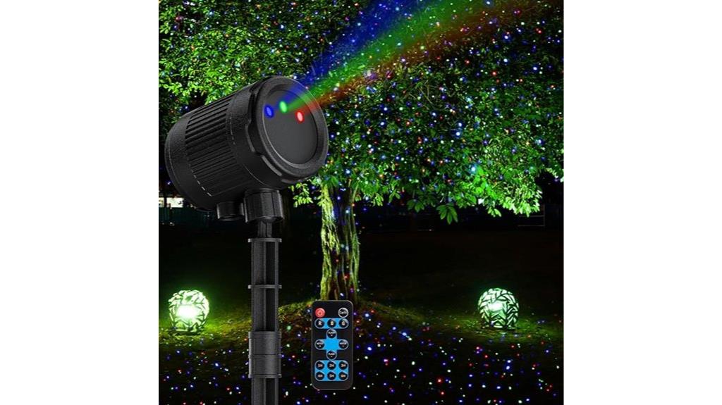 outdoor laser holiday projector