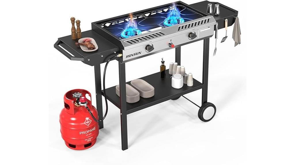 outdoor propane stove