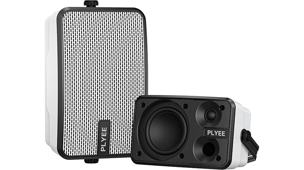outdoor waterproof wall mounted speakers
