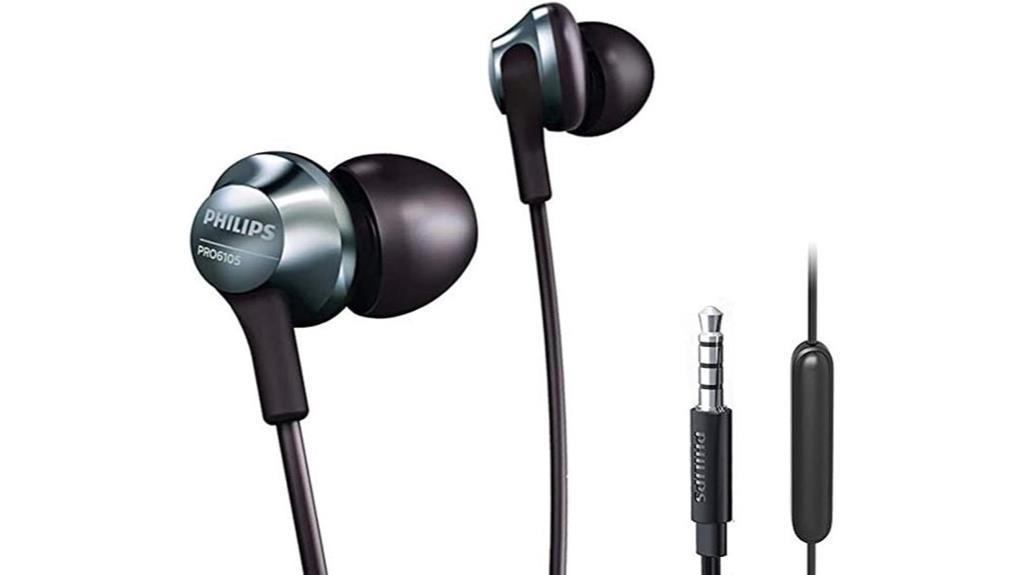 philips wired earbuds with microphone