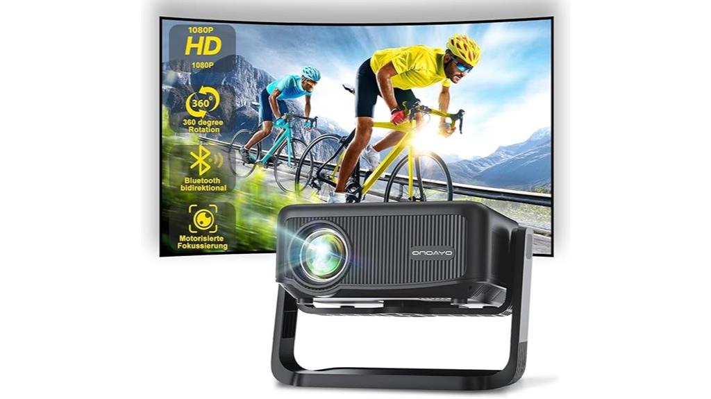 portable 1080p projector features