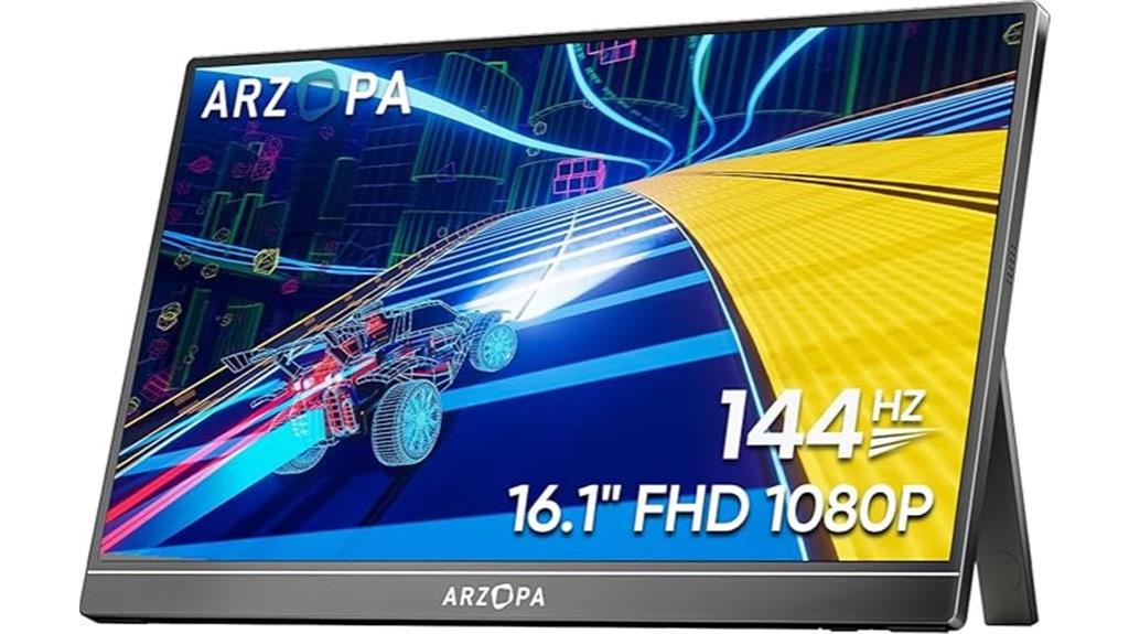portable 144hz gaming monitor