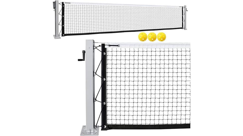 portable 22ft pickleball net