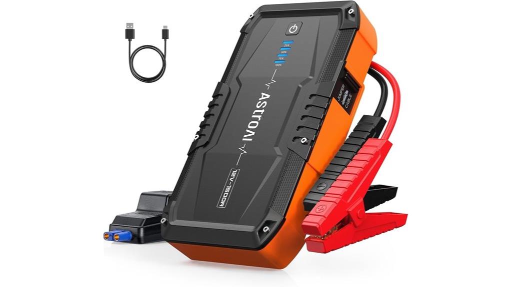 portable car battery booster