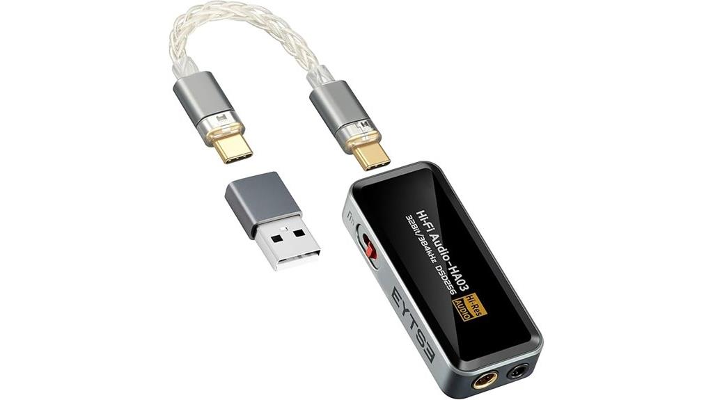 portable dual dac dongle