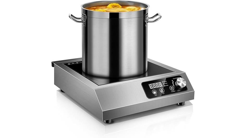portable induction cooktop with lcd