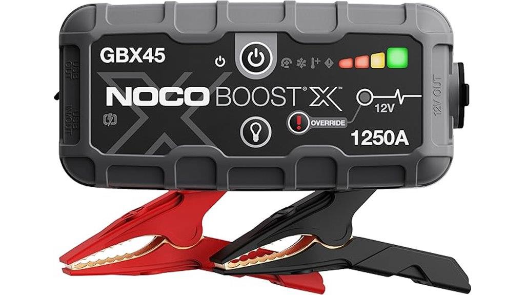 portable jump starter and power bank